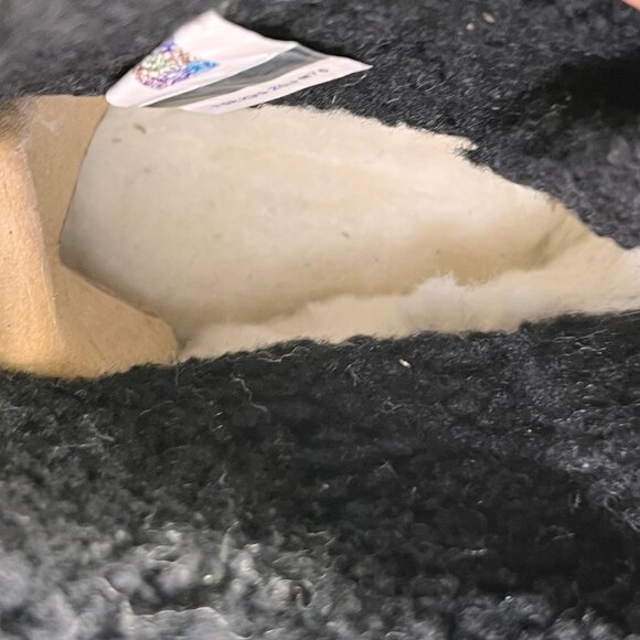 UGG Classic Mini Maxi Curly Platform Boot Size 8 Black Sheepskin Bow Ankle - Picture 9 of 16